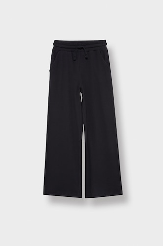 Girl Elastic Waist Wide Leg Sweatpants