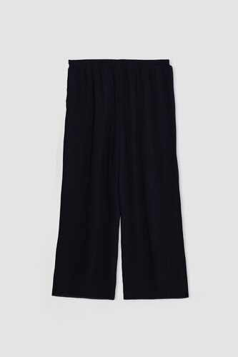 Elastic Band Wide Leg Trousers