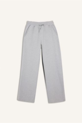 Wide Leg Beli Bağcıklı Cepli Eşofman Altı