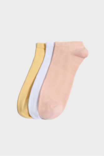 WOMAN Light Pink Woman 3 piece Short Socks