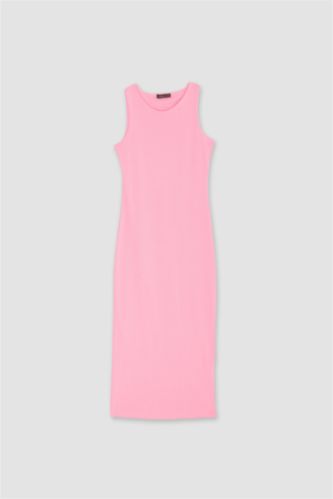 Bodycon Crew Neck Camisole Maxi Dress