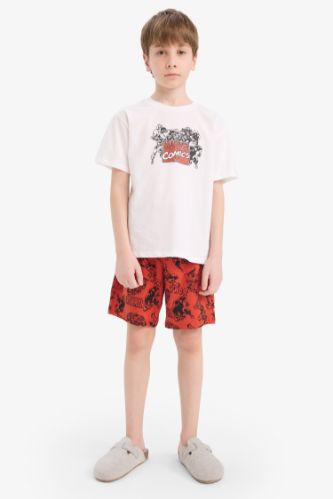 Erkek Çocuk Marvel Comics Regular Fit 2'li Pijama Takımı