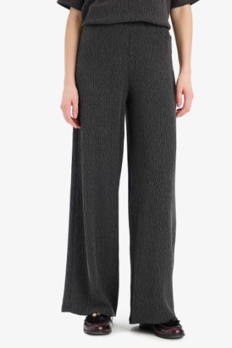 Wide Leg Geniş Paça Bürümcük Pantolon
