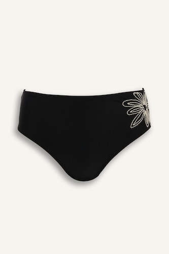 Regular Fit Embroidered Bikini Bottom