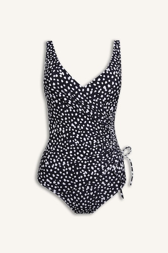 Regular Fit Ethnic Print One-piece Swimsuit