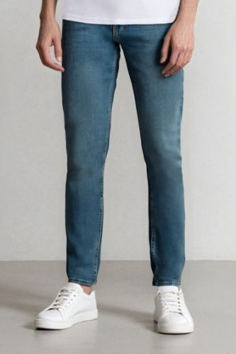 Pedro Slim Fit Dar Kalıp Normal Bel Dar Paça Jean Pantolon