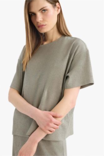 Relax Fit Crew Neck Short Sleeve T-Shirt