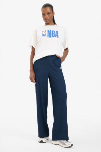 NBA Los Angeles Lakers Лицензиялық кең аяқ кринкл кең етек Шалбар