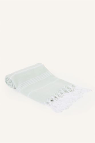 Women Mint Printed Cotton Towel