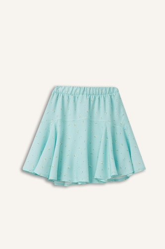 Girl Viscose Mini Skirt