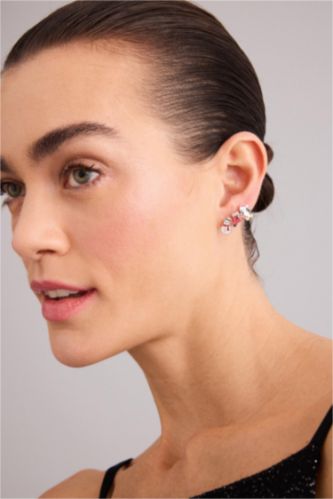 WOMAN Karma Woman 6 Piece Christmas Themed Earrings