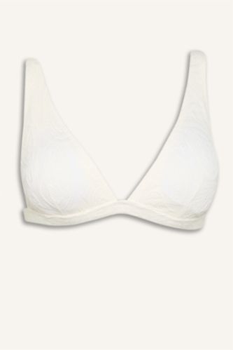 Haut de bikini brodé Coupe régulière de Fall in Love