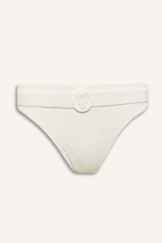 Regular Fit brode Bikini Bottom