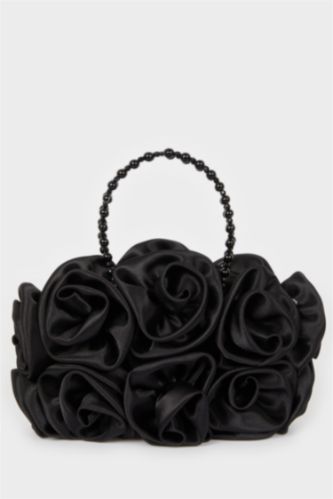 DCEY x DeFacto Kadın Saten Güllü Baget Çanta