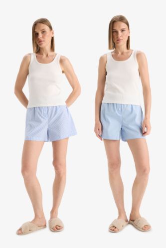 Regular Fit Poplin 2'li Alt-Fall in Love