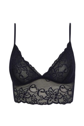 Navy WOMAN Fall in Love Full Lace Bra 3202908 | DeFacto