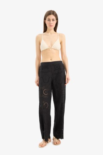 Regular Fit Brode Plaj Pantolonu-Fall in Love