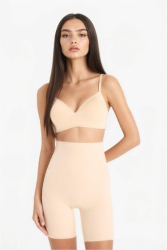 WOMAN Beige Fall in Love Nude Color Short Corset