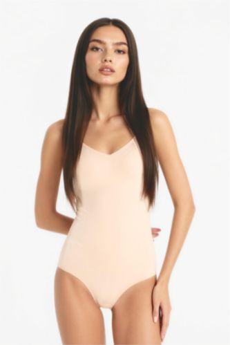 Kadın Bej Bodysuit Korse