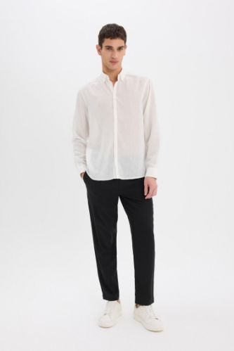 HOMME Noir Coupe décontractée
