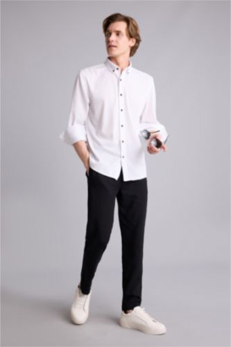 MAN Black Relax Fit Trousers