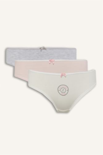 WOMAN Pink Fall in Love 3 Piece Panties