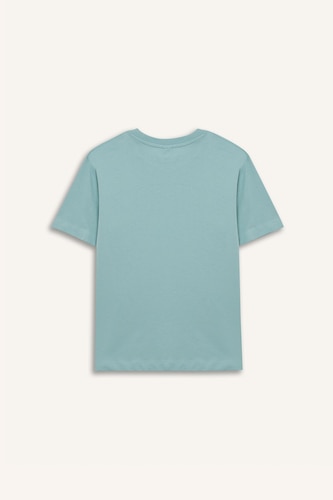 Boy Printed Crew Neck Short Sleeve T-Shirt
