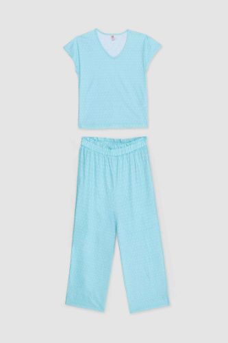 Fall in Love Regular Fit Short Sleeve 2 Piece Set