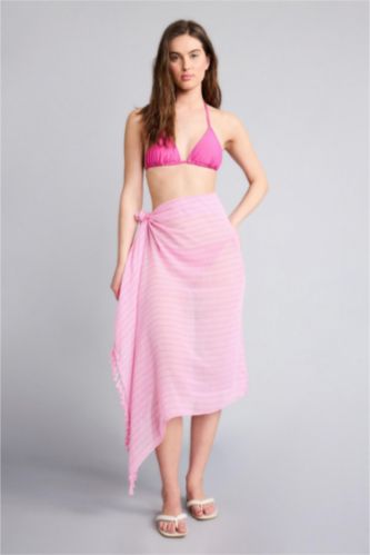 نساء زهري Fall in Love تنورة بحر قطن قصة عادية من