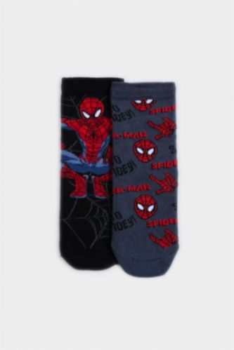 BOYS & TEENS Karma Boy Marvel Spiderman 2 Piece Cotton Long Socks