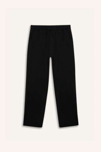 Beli Bağcıklı Wide Leg Geniş Paça Eşofman Altı