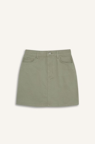 Gabardine Mini Skirt