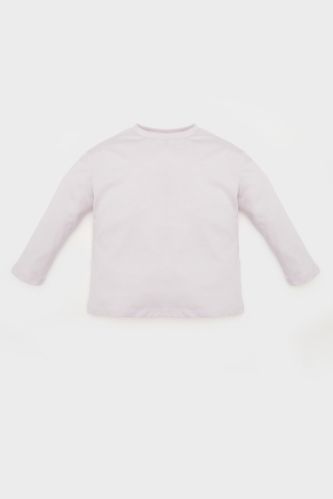 Baby Girl Crew Neck Long Sleeve T-Shirt