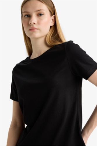 تيشيرت بيزك سادة نص كم قصة عادية