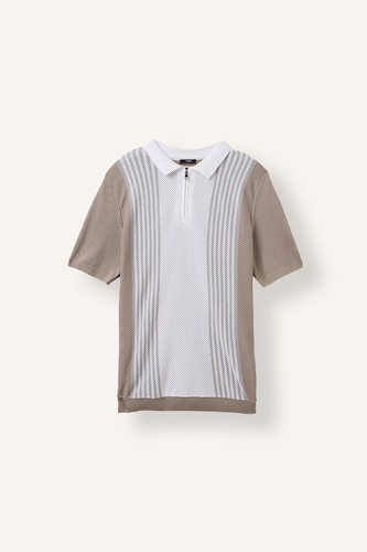 Men Vison Knitwear Short Sleeve Polo T-Shirt