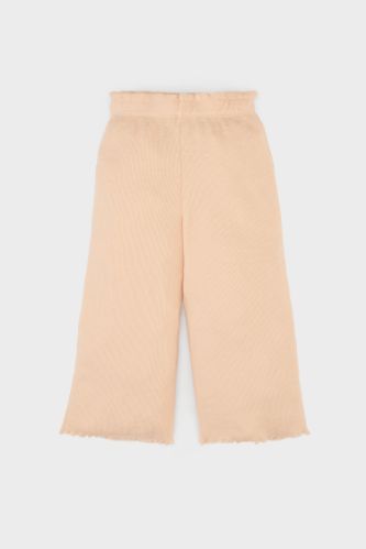 Kız Bebek Wide Leg Geniş Bol Paça Fitilli Kaşkorse Pantolon