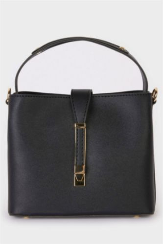 WOMAN Black Woman Faux Leather Shoulder Bag