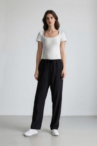 Harem Basic Düz Paça Pantolon