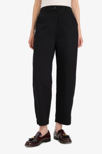Carrot Fit Gabardin Pantolon Normal Bel