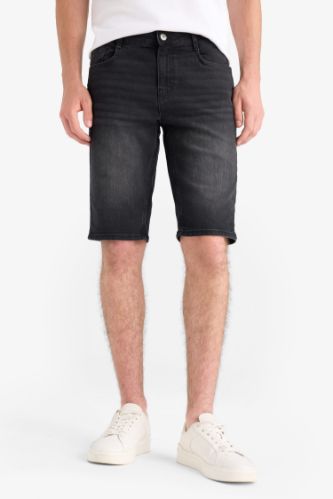 Regular Fit Jean Bermuda