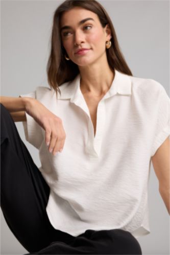 Женщины Белый Regular Fit