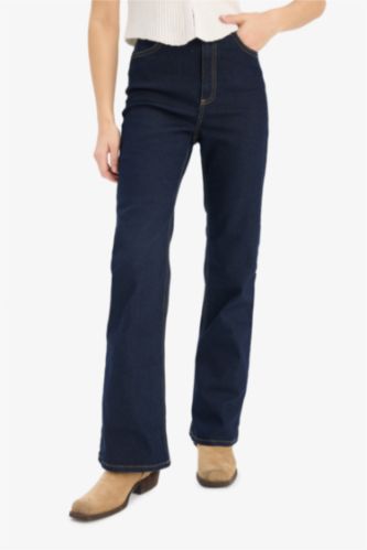 Mia Normal Waist Flare Long Jeans