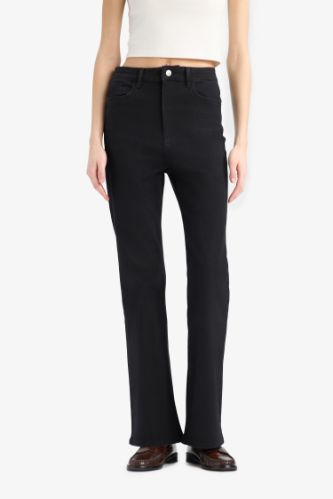 Mia Normal Waist Bell-bottom Long Jeans