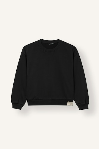 Girl Relaxed Fit Cotton Crew Neck Long Sleeve Sweatshirt