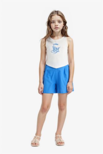 Girl Linen Look 2 Piece Set