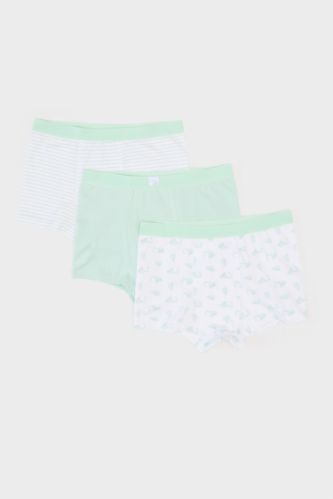 Erkek Çocuk Desenli 3'lü Boxer