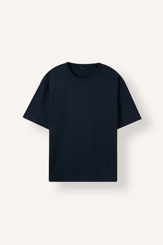 %100 Pamuk Oversize Basic Kısa Kollu Tişört