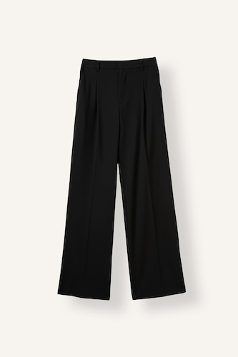 Pantalon classique longueur standard taille haute avec poches Coupe droite