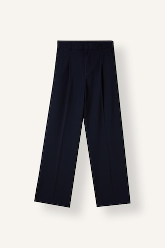 High Waist Straight Fit Trousers