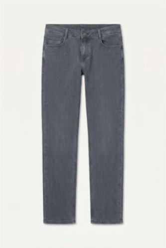 MAN Grey Sergio Regular Fit Normal Waist Jeans